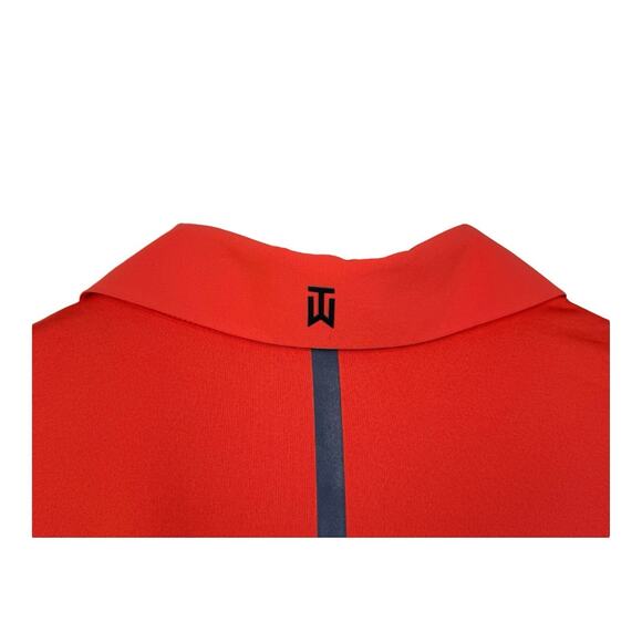 Nike Tiger Woods Velocity Max Blocked Polo Shirt Men XL Orange 833163-852 - Picture 11 of 16